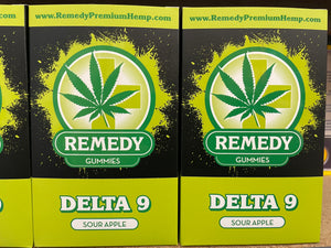 Delta 9 THC Gummies Sour Apple 100mg